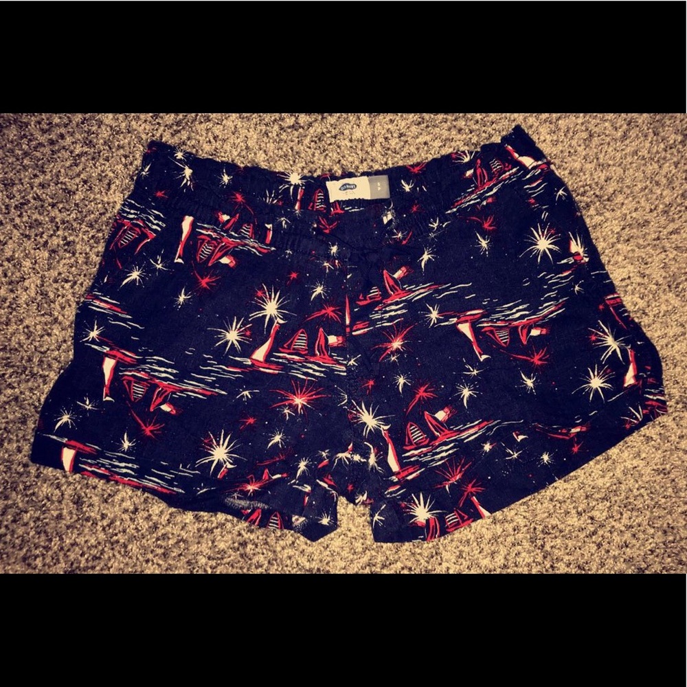 Firework shorts.